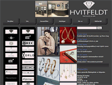 Tablet Screenshot of hvitfeldt.dk